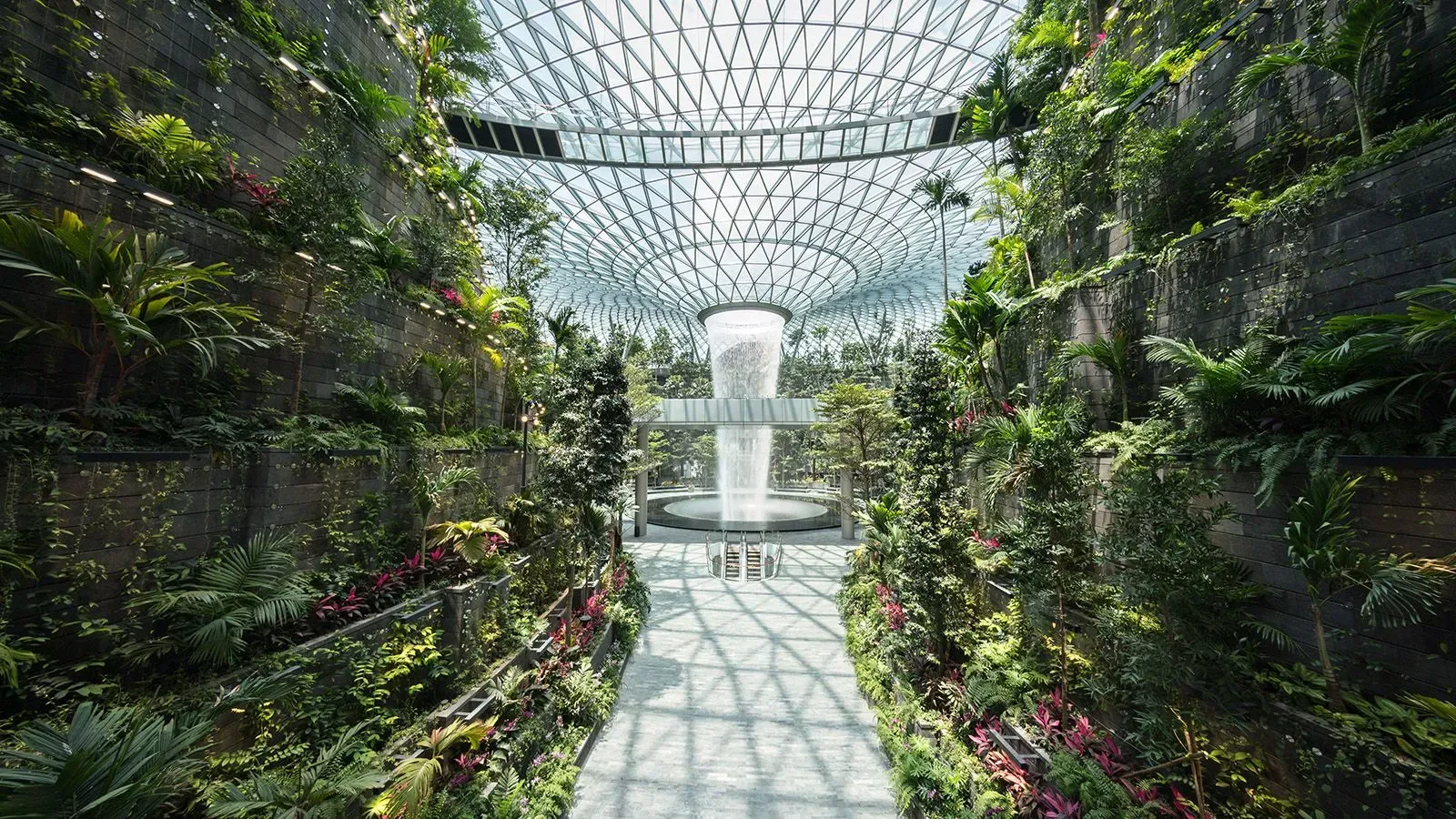 Jewel Changi Airport and the Rain Vortex