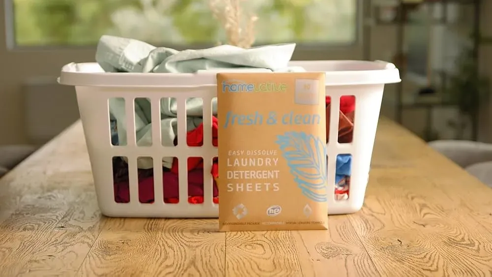 Small Laundry Bag and Detergent Sheets