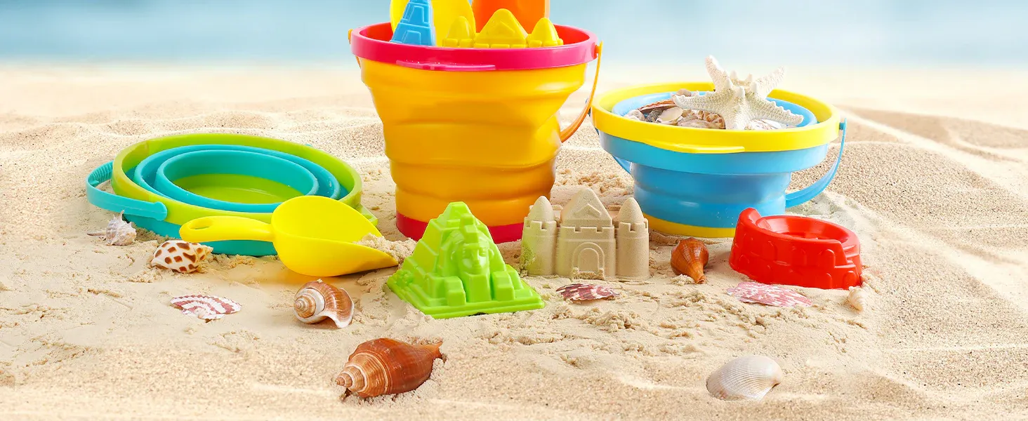 Collapsible Sand Toys for Beach Days