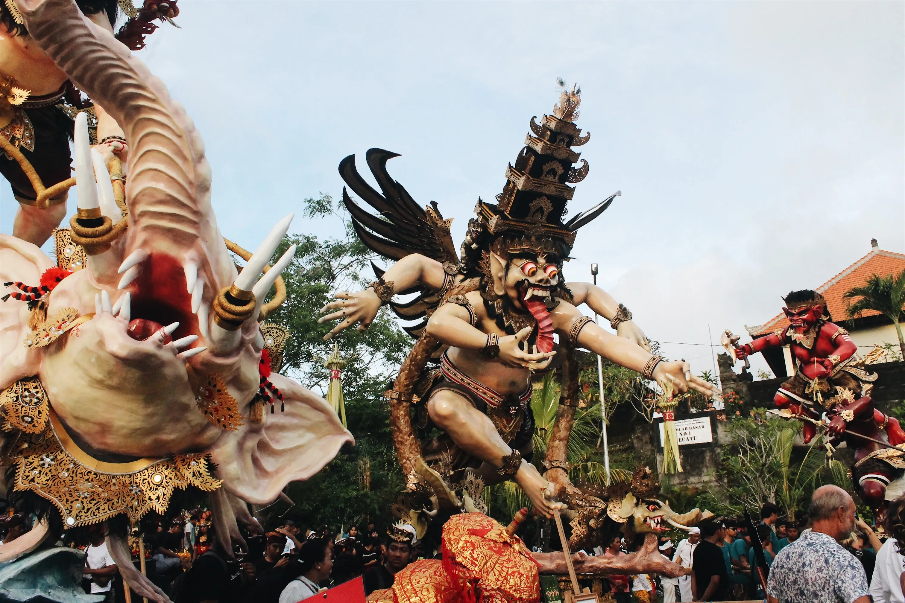 Ogoh-Ogoh parades in Bali.