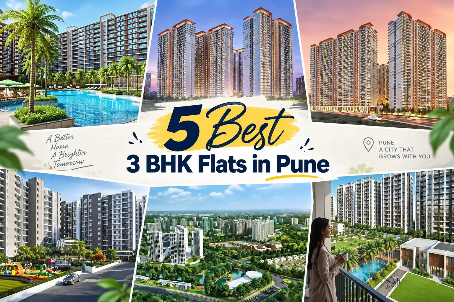 Best 3 BHK Flats in Pune: Top 5 Projects to Consider in 2026