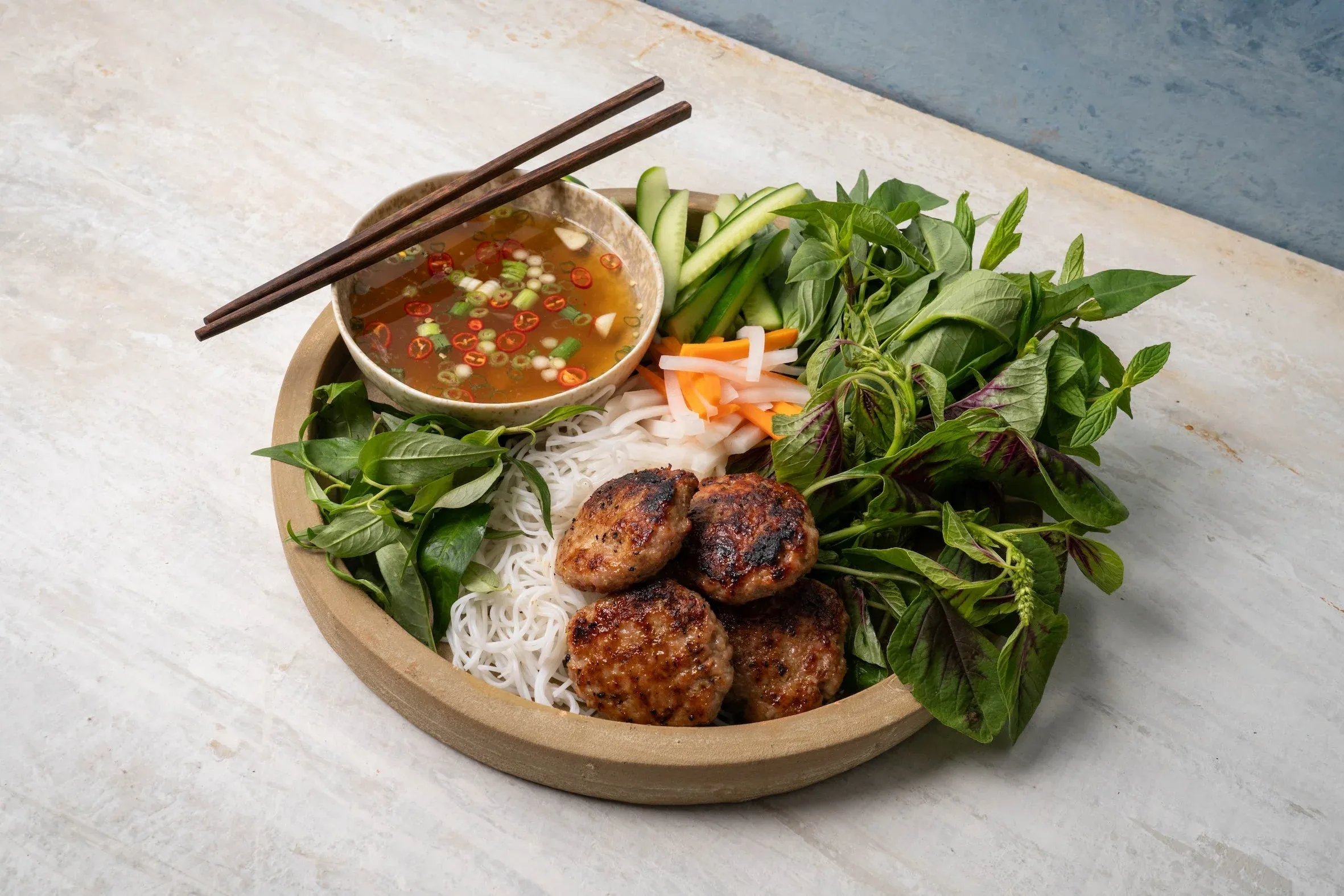 Bun Cha (Grilled Pork with Noodles)