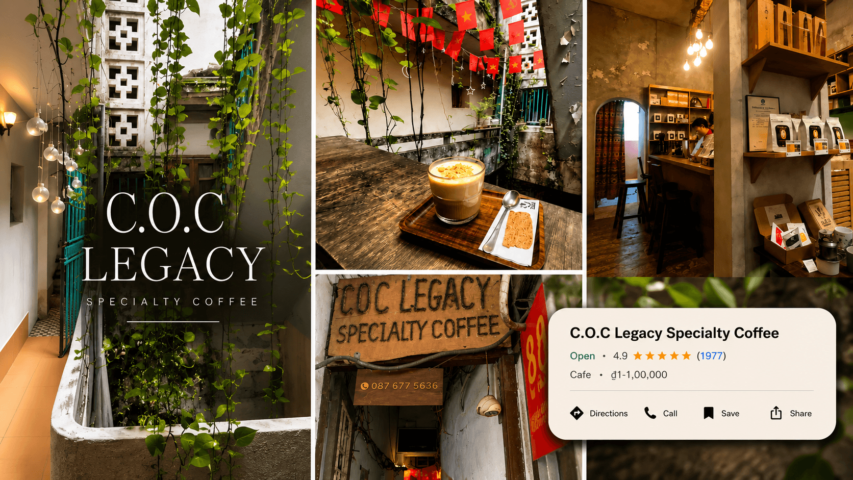 C.O.C Legacy Specialty Coffee - Hanoi Old Quarter