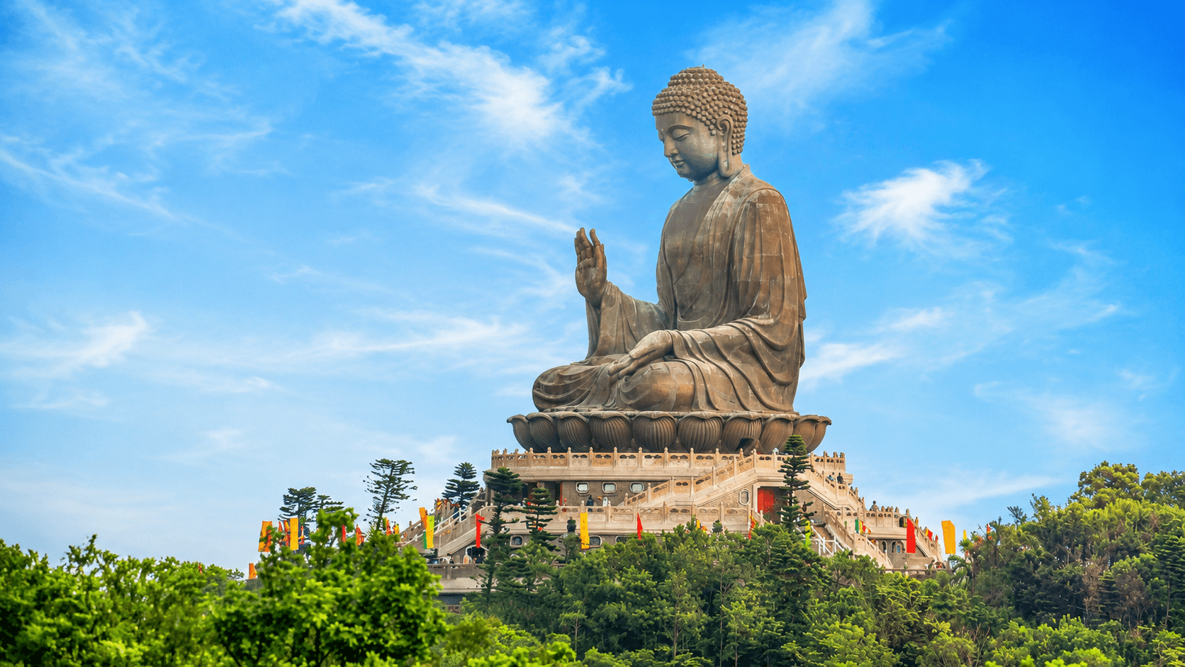 Visit the Big Buddha on Lantau Island