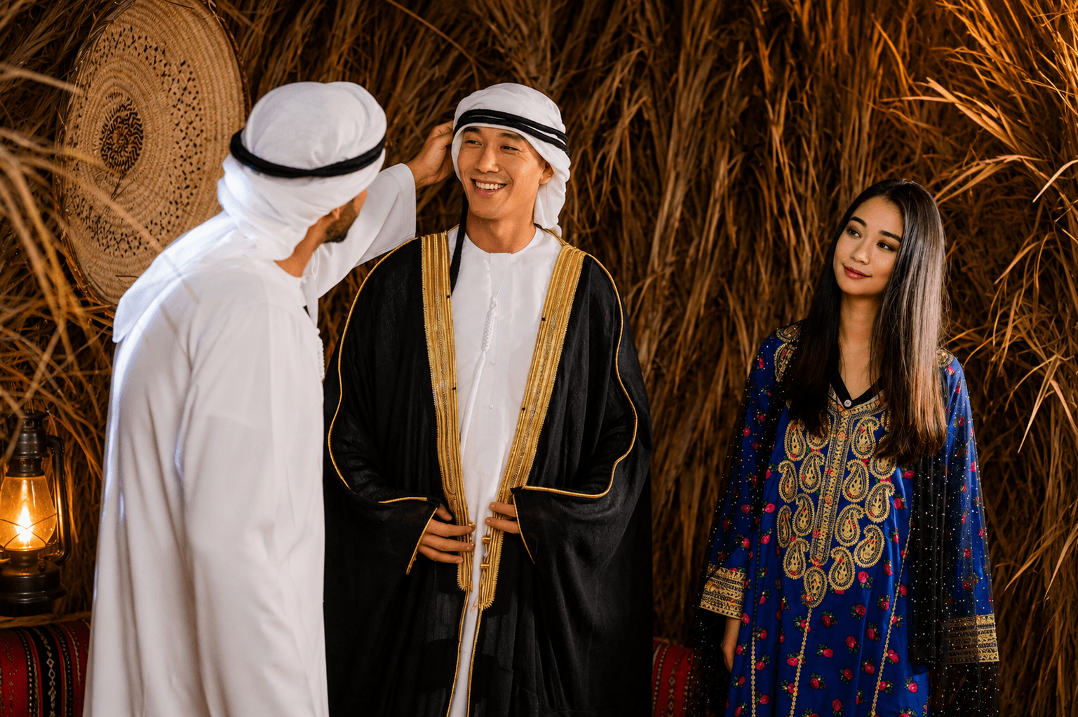 Wear Traditional Emirati Clothing