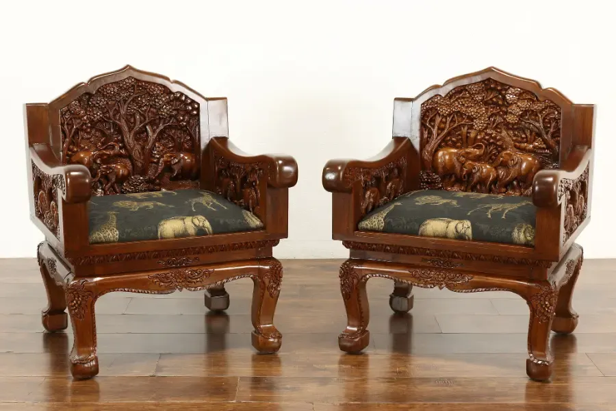 Hand-Carved Teak & Home Décor