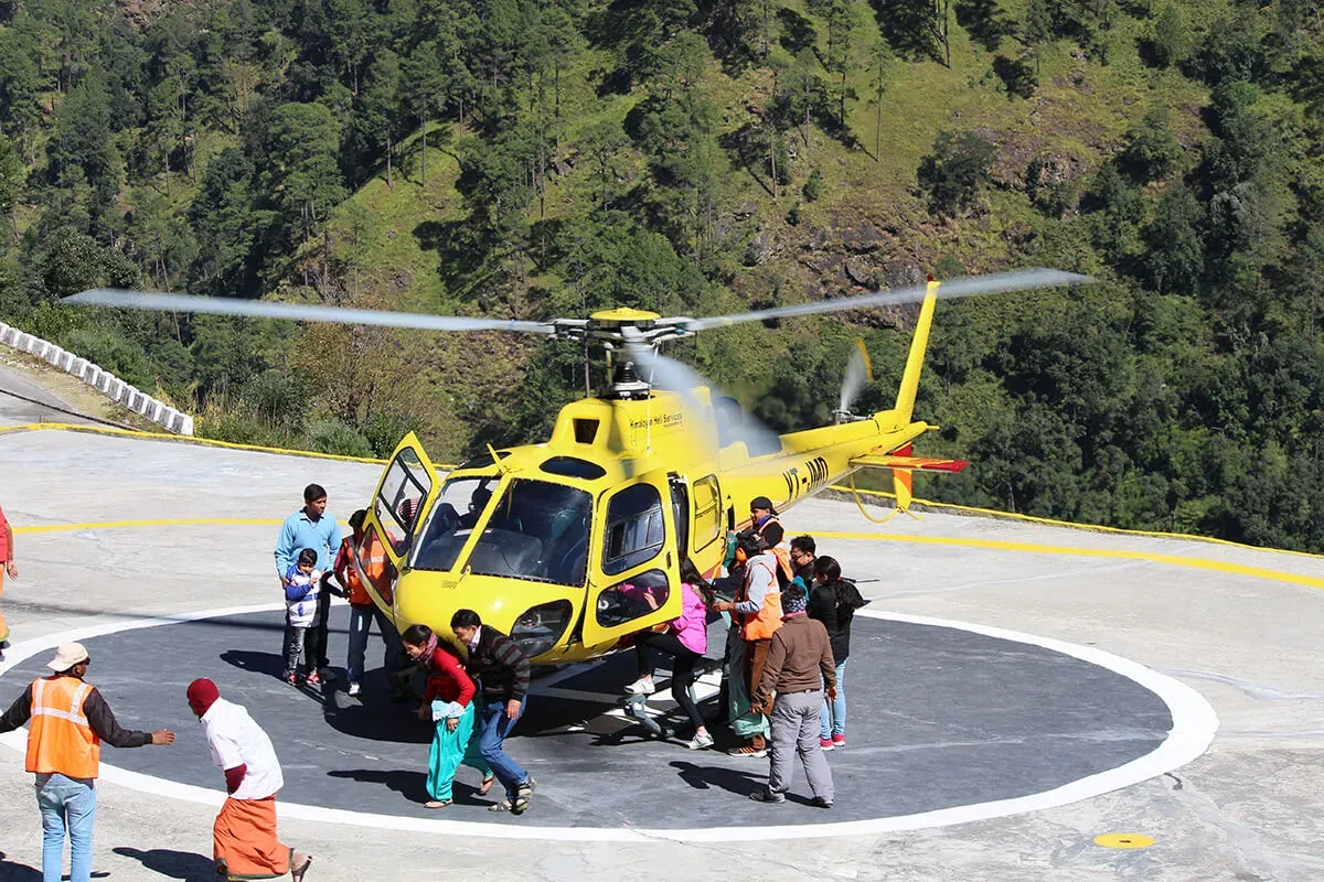 Helicopter Ride to Kedarnath 