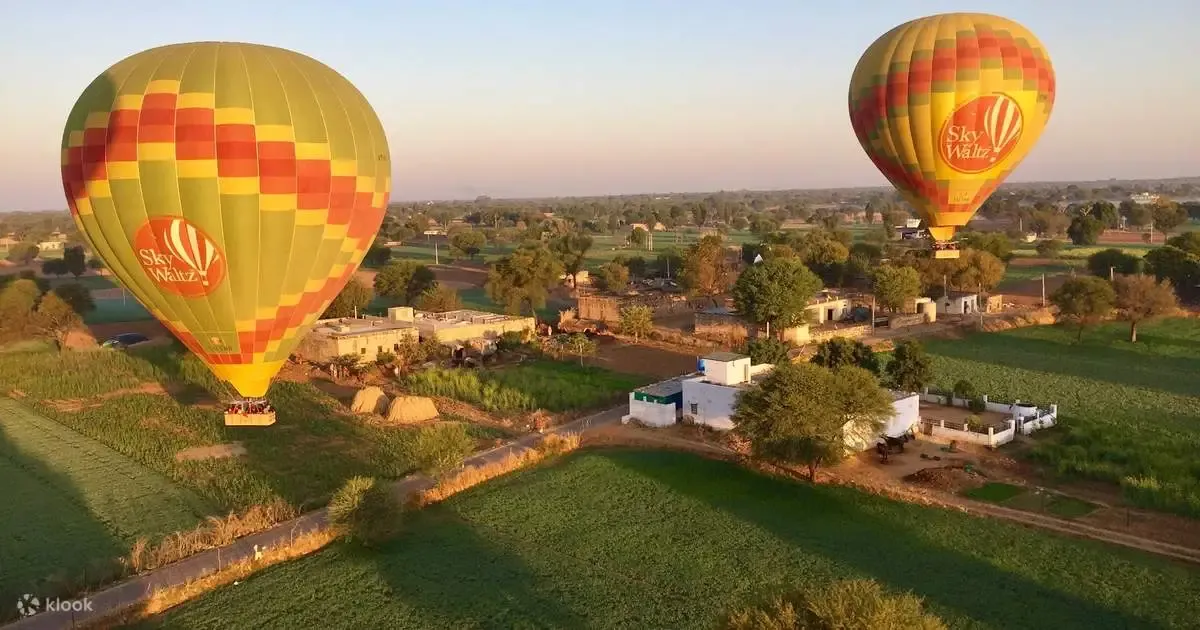 Take a Hot Air Balloon Ride over Amber