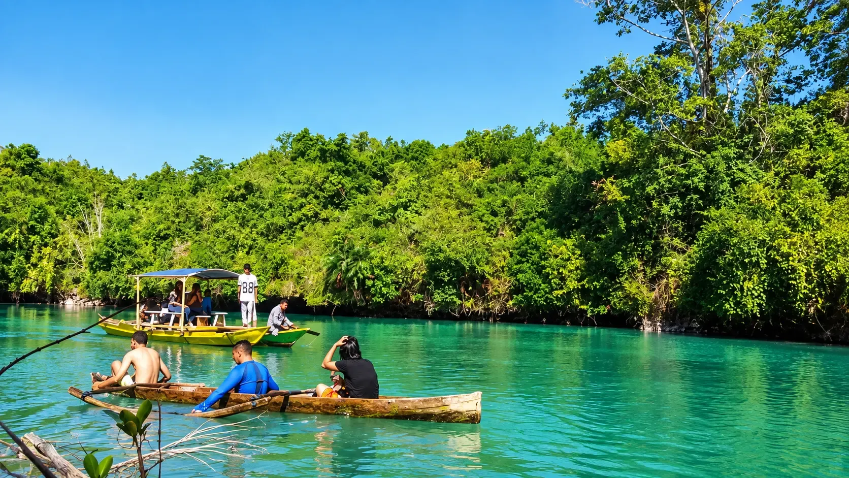 Take the Napabale Lake Boat Trip