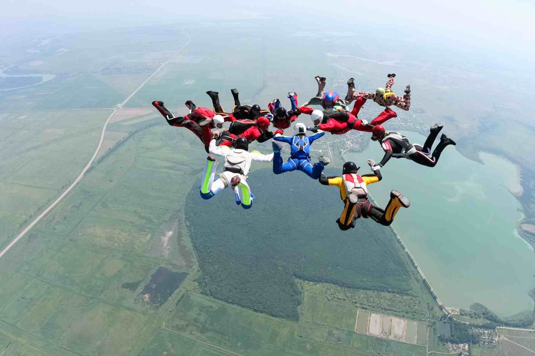 skydiving