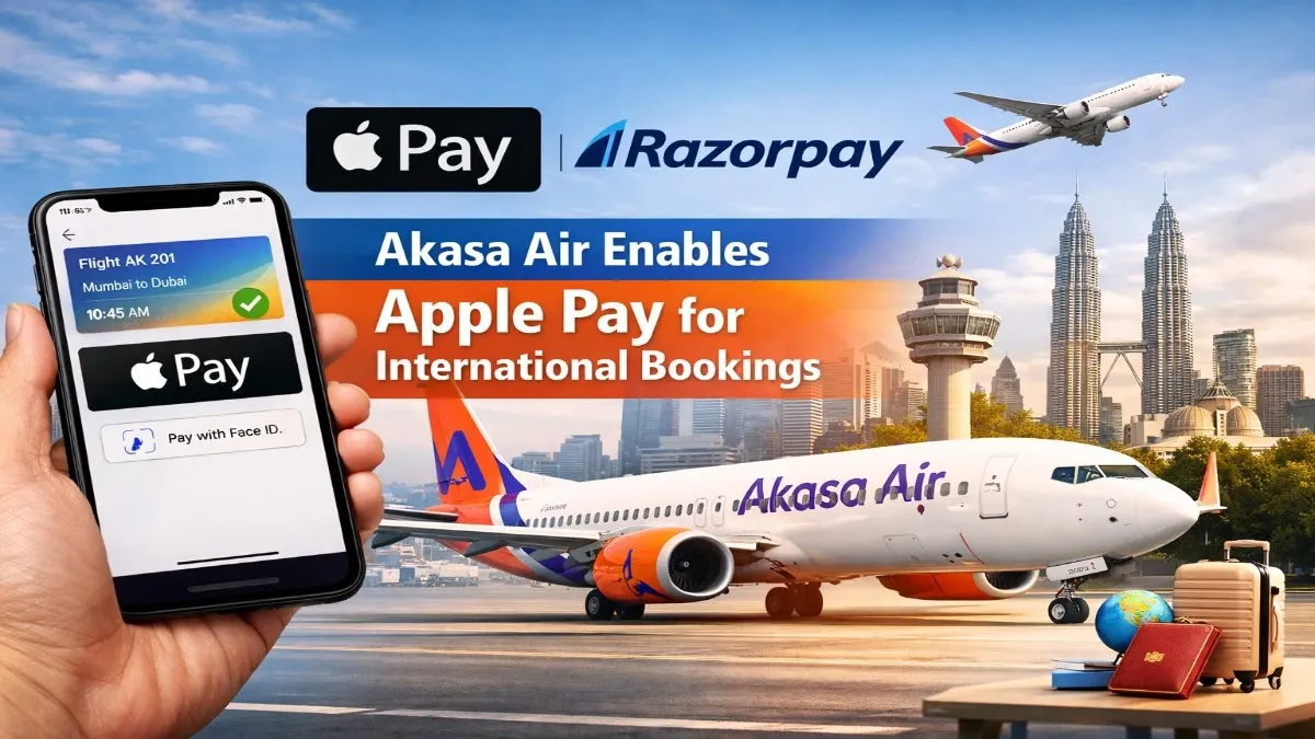 Akasa Air,Apple Pay 