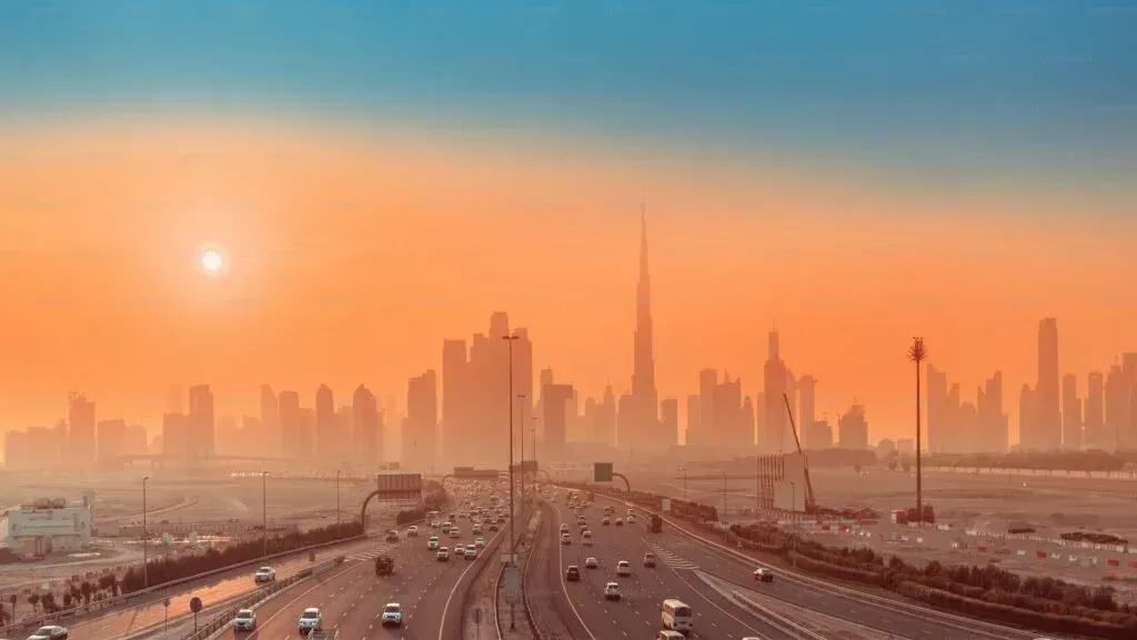 dubai peak heat visit