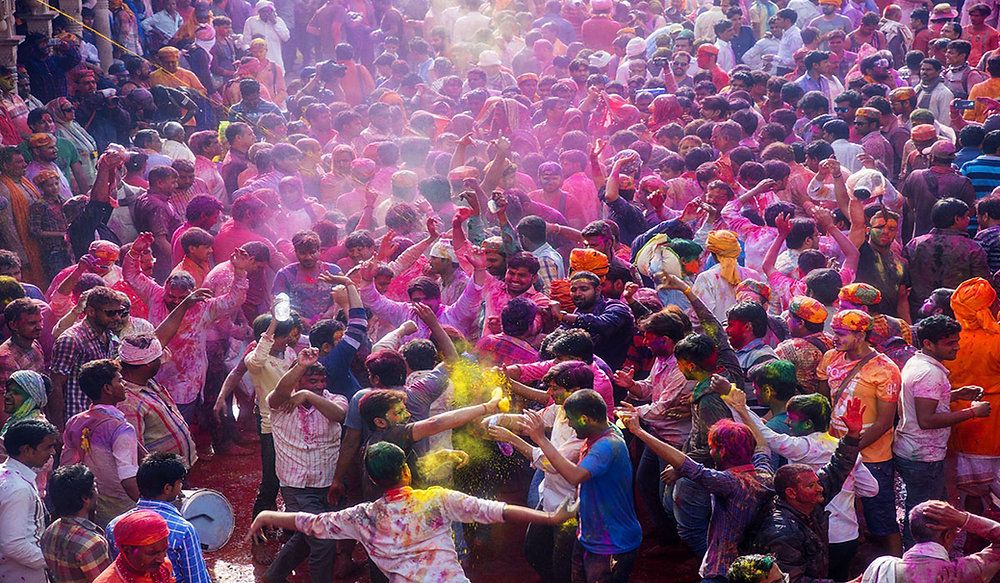 holi india 